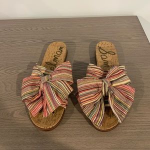 NWT Sam Edelman sandals with bow